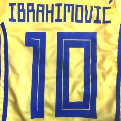 子供用 K129 19 スウェーデン IBRAHIMOVIC*10 イブラヒモビッチ 黄